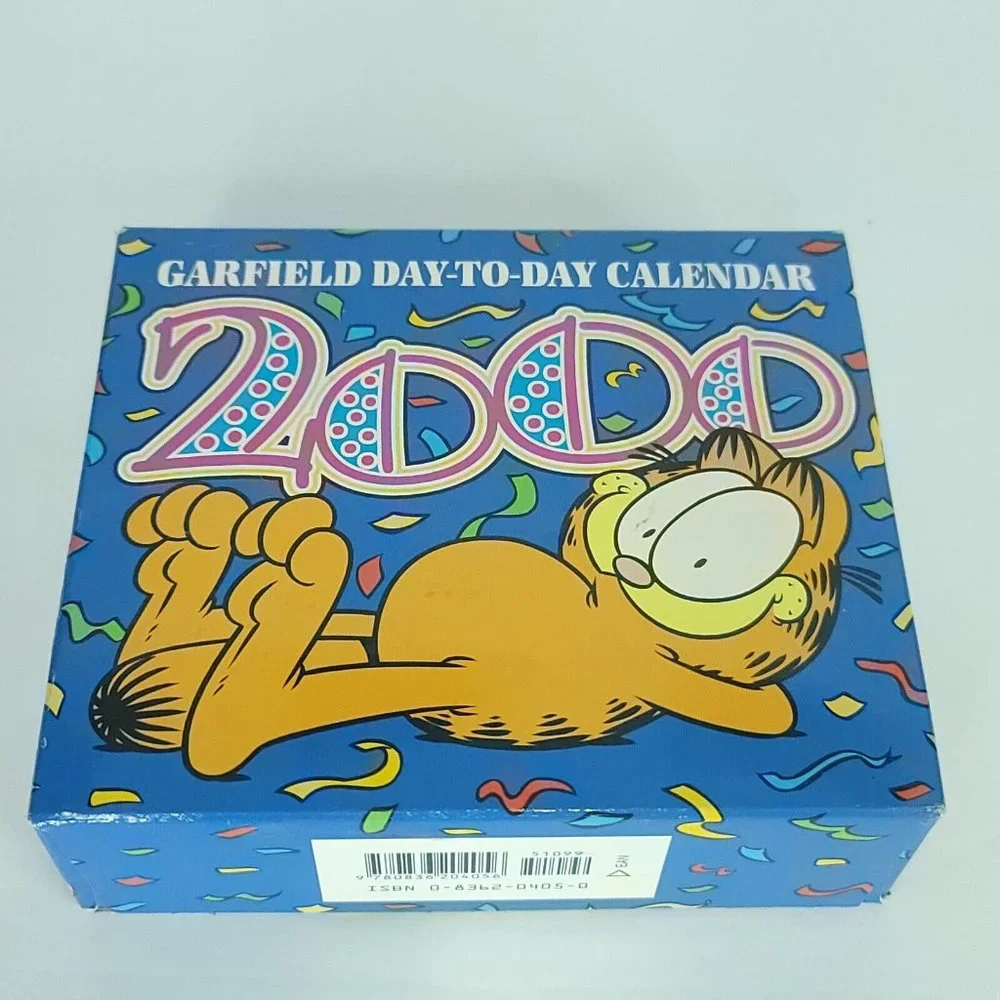 Vintage Garfield Day-to-day Calendar Y2K 2000 Daily Comic Garfield The Cat NEW